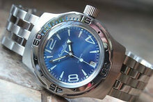 Load image into Gallery viewer, Russian Mechanical Automatic Wrist Watch VOSTOK AMPHIBIAN DIVER 160272
