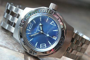 Russian Mechanical Automatic Wrist Watch VOSTOK AMPHIBIAN DIVER 160272
