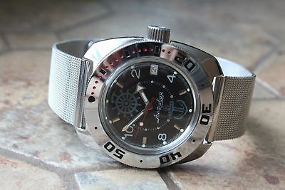 Vostok Amphibian Marine limited Russia wrist watch 710526-S1