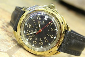 Vostok Komandirsky Russian Military Wrist Watch # 219782 NEW