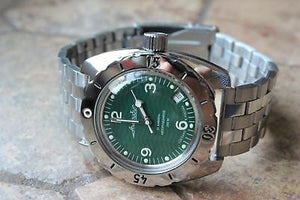 Russian Mechanical Automatic Wrist Watch VOSTOK AMPHIBIAN DIVER 150348