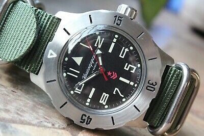 Russian Mechanical Automatic Wrist Watch VOSTOK Komandirsky K-35 350747