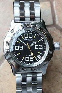 Russian Mechanical Automatic Wrist Watch VOSTOK AMPHIBIAN DIVER 100842