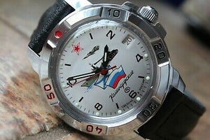 Vostok Komandirsky Military Wrist Watch # 431535 NEW