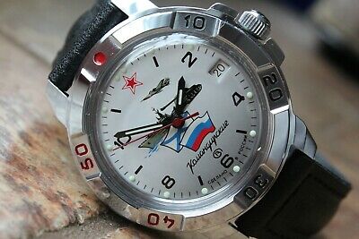 Vostok Komandirsky Military Wrist Watch # 431535 NEW