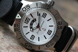 Russian Mechanical Automatic Wrist Watch VOSTOK Komandirsky K-35 350618