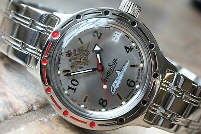 Russian Mechanical Automatic Wrist Watch VOSTOK AMPHIBIAN DIVER 420392