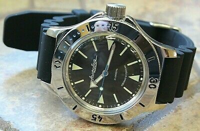 Russian Mechanical Automatic Wrist Watch VOSTOK AMPHIBIAN DIVER 120512