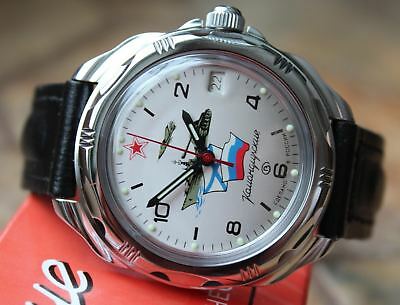 Vostok Komandirsky Russian Military Wrist Watch # 211535 NEW