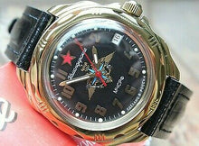 Load image into Gallery viewer, Vostok Komandirsky Russian Military Wrist Watch # 219639 NEW
