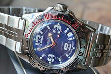 Load image into Gallery viewer, Vostok Amphibian Russian Auto diver wrist watch 110902
