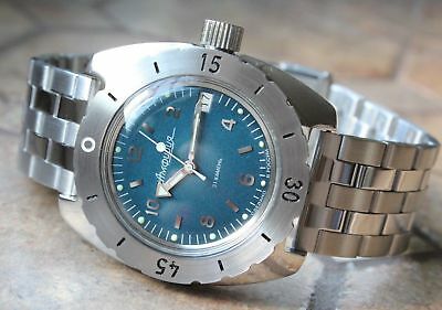 Russian Mechanical Automatic Wrist Watch VOSTOK AMPHIBIAN DIVER 150367