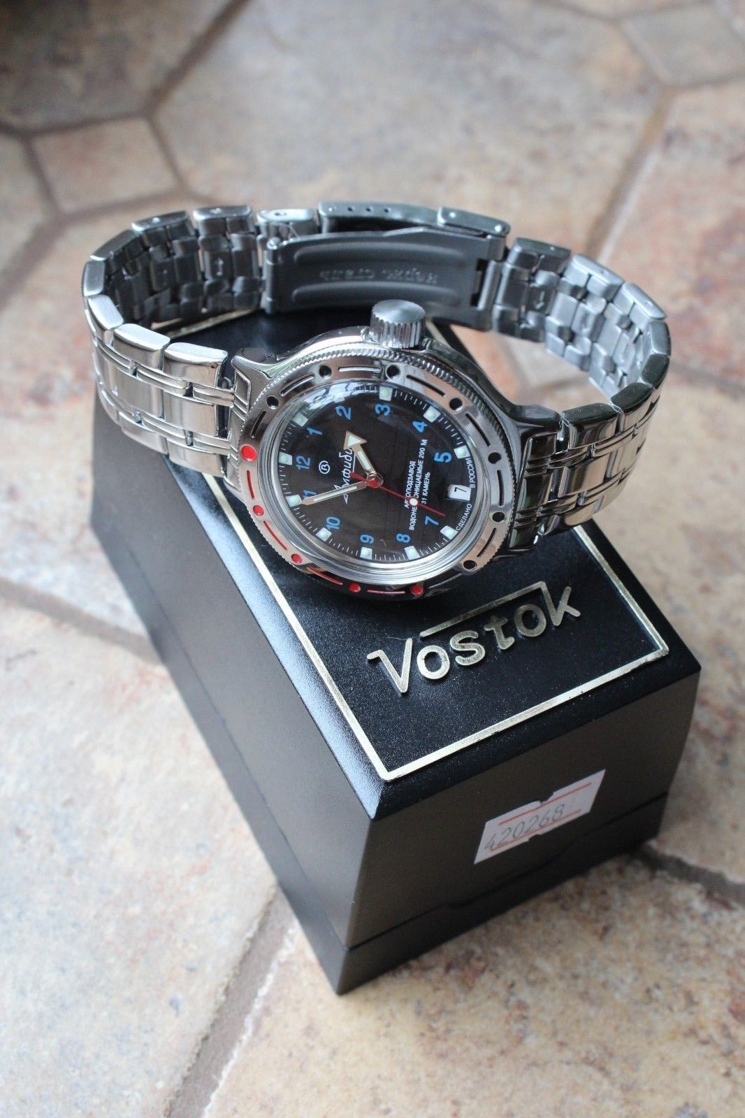 Vostok Amphibian Mechanical Automatic Wrist Watch 420268
