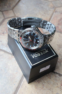 Russian Mechanical Automatic Wrist Watch VOSTOK AMPHIBIAN DIVER 420268