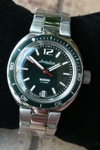 Vostok Amphibian Neptun 960758 Mechanical Automatic Diver Russian wrist watch