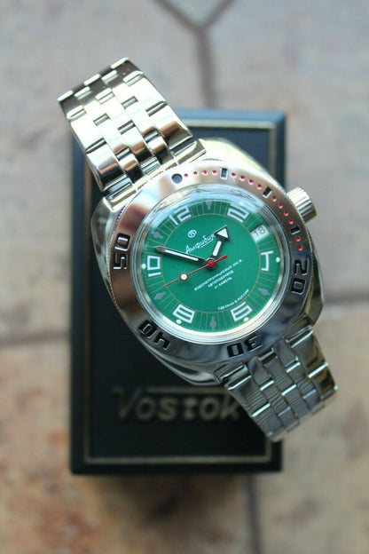 Russian Mechanical Automatic Wrist Watch VOSTOK AMPHIBIAN DIVER 710405