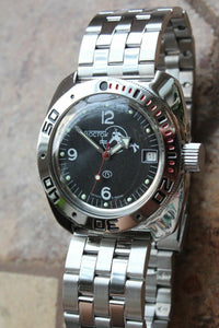 Russian Mechanical Automatic Wrist Watch VOSTOK AMPHIBIAN DIVER 710634