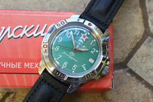 Load image into Gallery viewer, Vostok Komandirsky Military Wrist Watch # 431307 NEW
