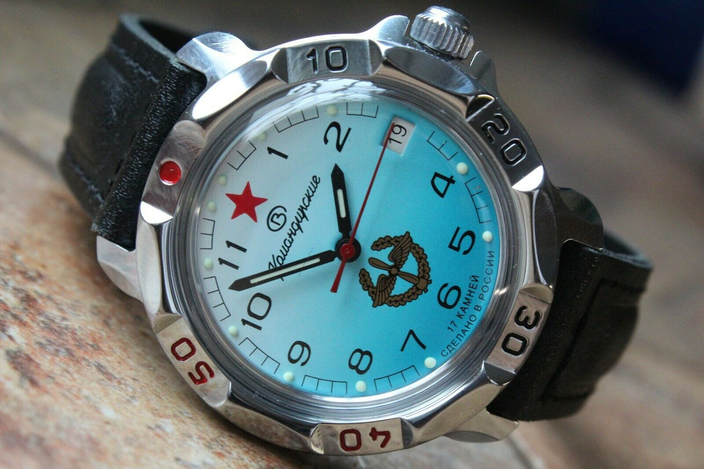 Vostok Komandirskie Mechanical Military Russian wrist watch 811314