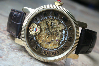 Russian President 4506170 Mechanical Automatic Men's Wrist Watch Poljot