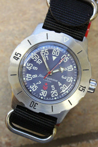 Russian Mechanical Automatic Wrist Watch VOSTOK Komandirsky K-35 350745