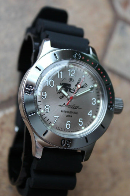 Russian Mechanical Automatic Wrist Watch VOSTOK AMPHIBIAN DIVER 120658