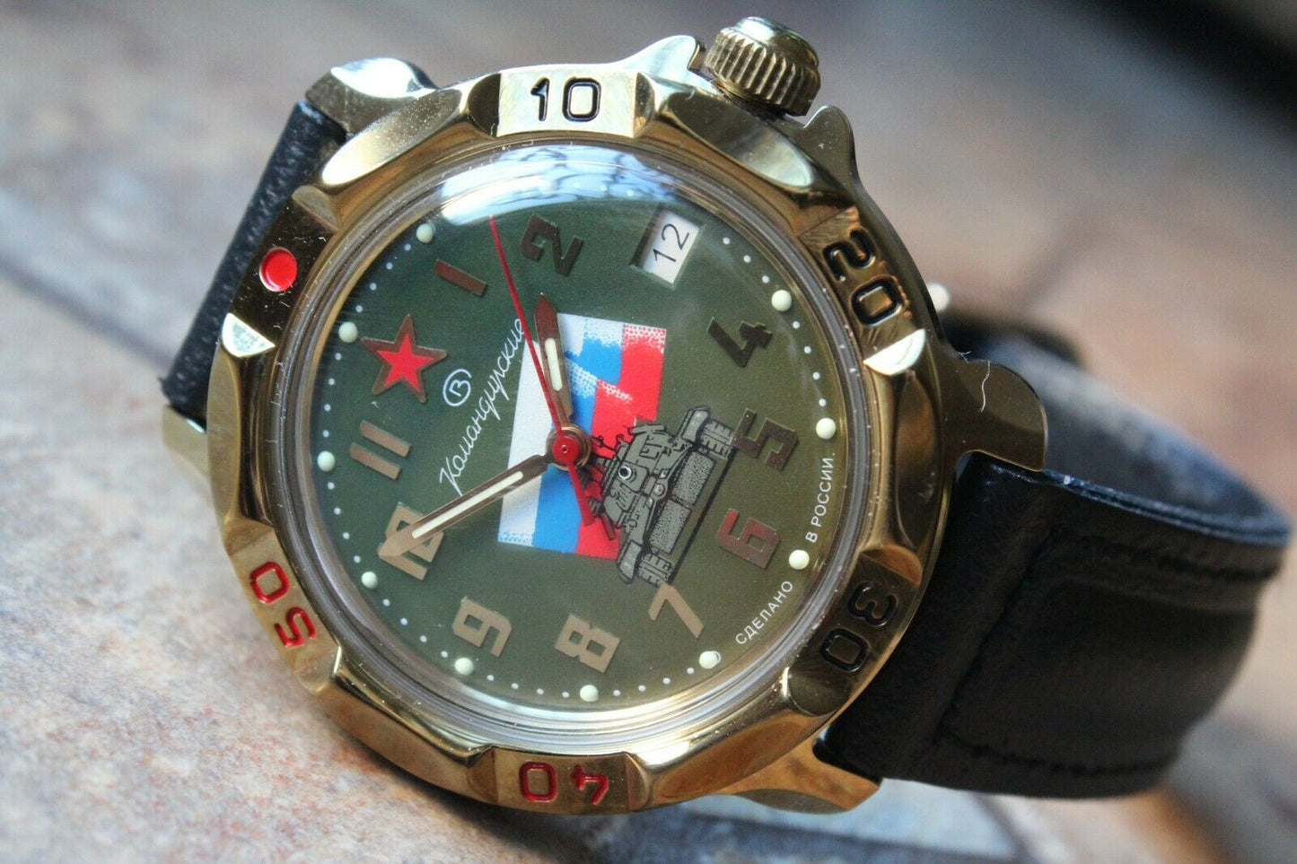 Vostok Komandirsky Mechanical Manual Winding Wrist Watch 819435