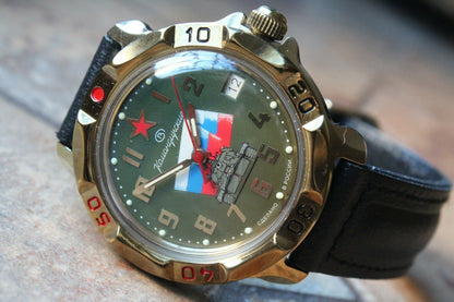 Vostok Komandirsky Mechanical Manual Winding Wrist Watch 819435