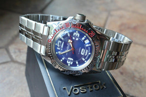 Vostok Amphibian Russian Auto diver wrist watch 110902