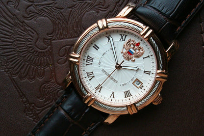 Russian President 4459471 Mechanical Automatic Men's Wrist Watch Poljot