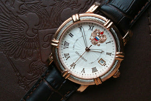 Russian President 4459471 Mechanical Automatic Men's Wrist Watch Poljot