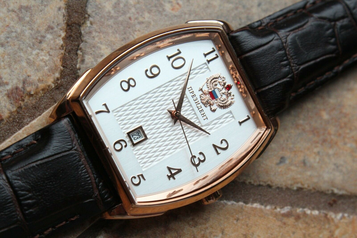 Russian President 4259292 Mechanical Automatic Men's Wrist Watch Poljot