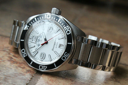 Vostok Komandirsky 030789B Russian Automatic Military Wrist Watch Day Night