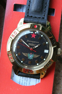 Vostok Komandirsky Military Wrist Watch # 439313 NEW