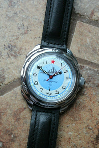 Vostok Komandirsky Russian Military Wrist Watch # 211879 NEW