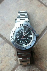 Vostok Amphibian Auto Russian diver wrist watch 060640