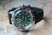 Load image into Gallery viewer, Vostok Komandirsky Russian Military Wrist Watch Border Troops PV # 431950 NEW
