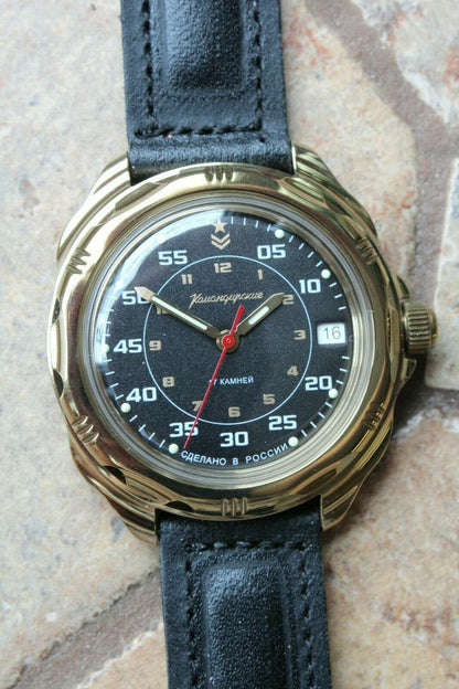 Vostok Komandirskie Mechanical Hand Winding Russian Wrist Watch 219179