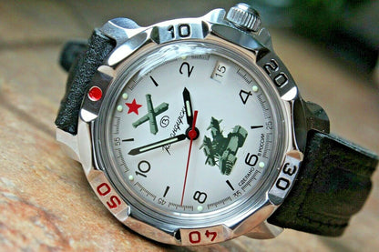 Vostok Komandirskie Mechanical Military Russian wrist watch Artillery 811275