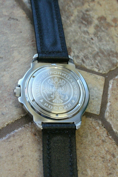 Vostok Komandirsky Military Wrist Watch # 431289 NEW
