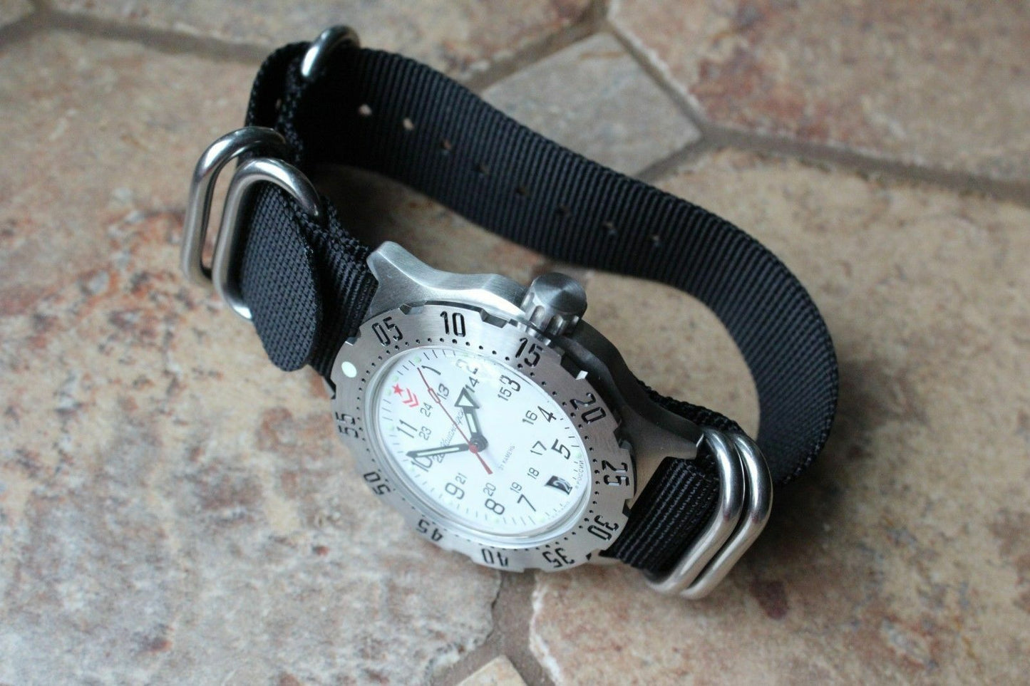 Russian Mechanical Automatic Wrist Watch VOSTOK Komandirsky K-35 350752