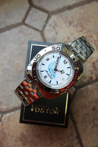 Russian Mechanical Automatic Wrist Watch VOSTOK AMPHIBIAN DIVER 710615