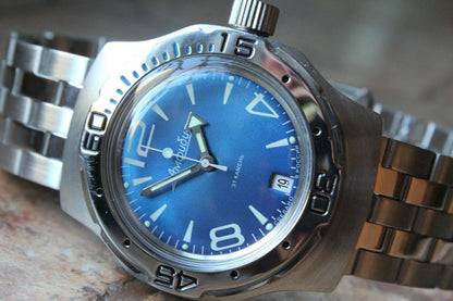 Russian Mechanical Automatic Wrist Watch VOSTOK AMPHIBIAN DIVER 160272