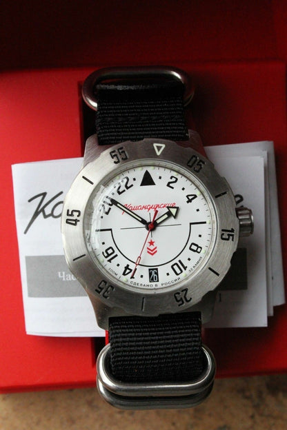 Vostok Komandirsky Mechanical Automatic Wrist Watch K-35 350607
