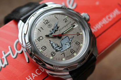 Vostok Komandirsky Russian Military Wrist Watch # 211817 NEW