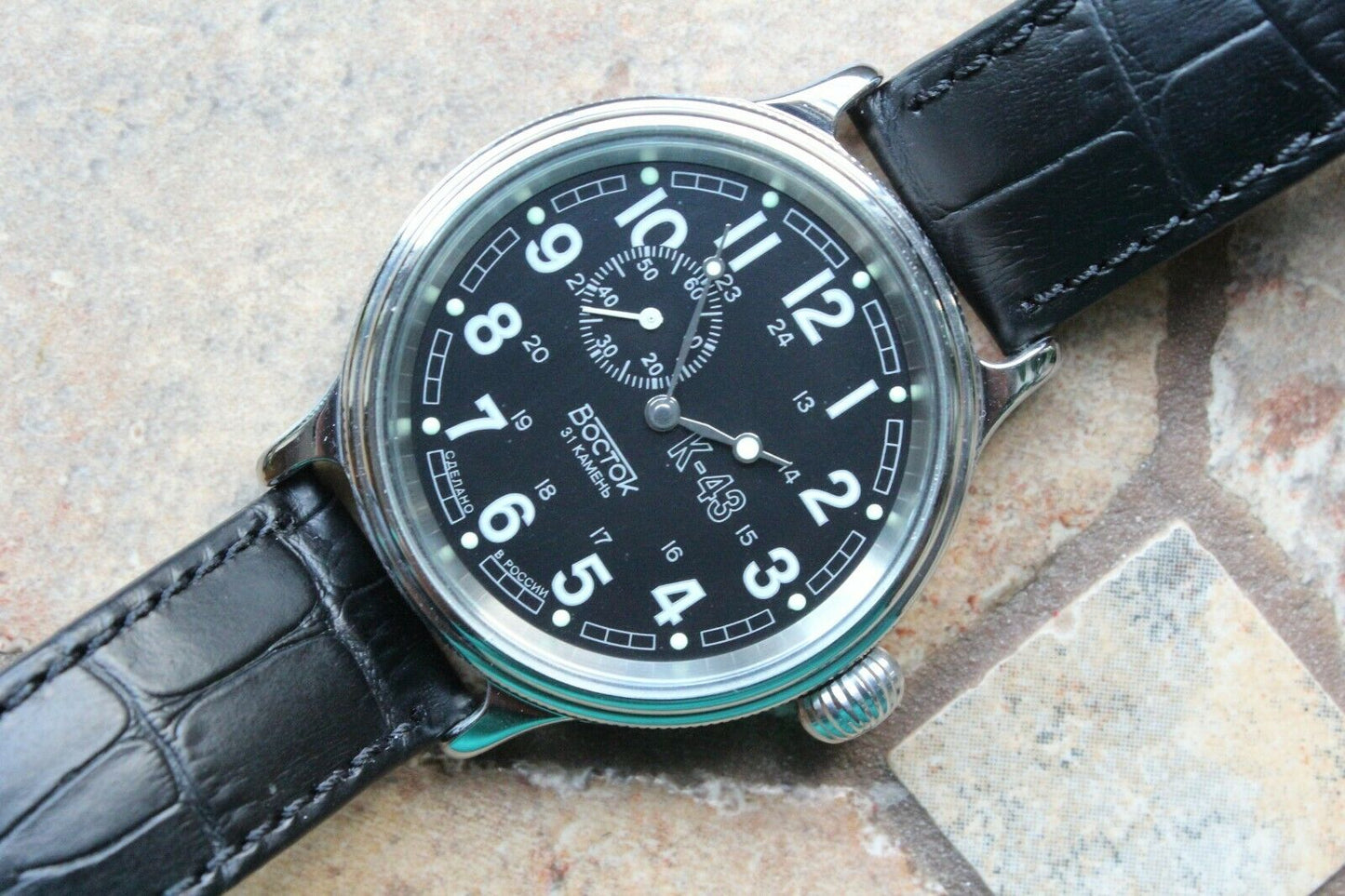 Vostok Komandirsky Classic Auto Russian K-43 Retro wristwatches 540933 New