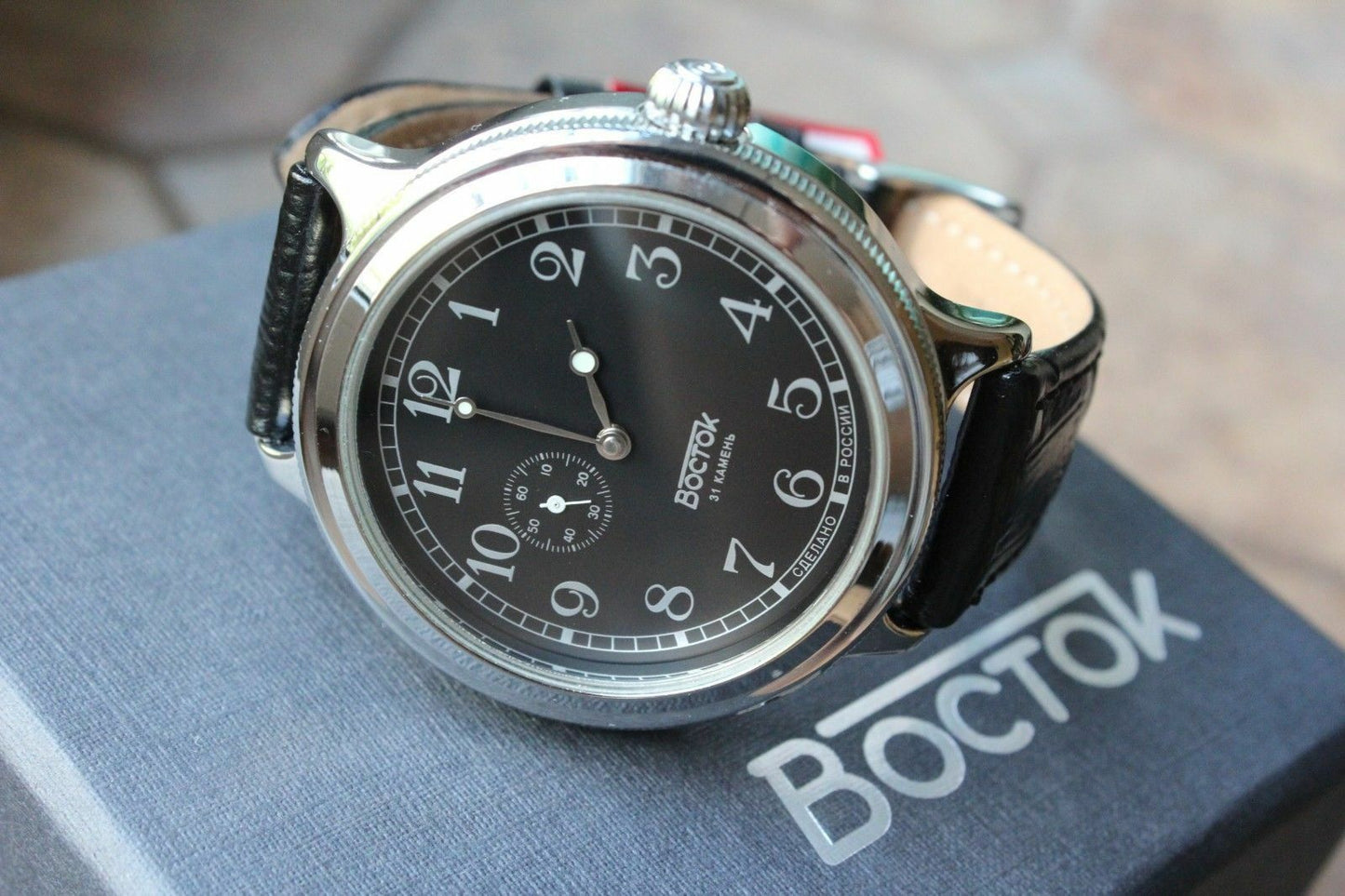 Vostok Komandirsky Auto Russian K-43 Retro wristwatches # 550872 New