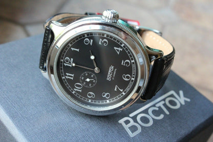 Vostok Komandirsky Auto Russian K-43 Retro wristwatches # 550872 New