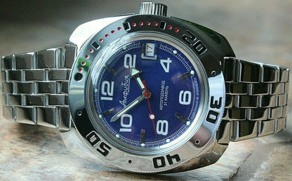 Russian Mechanical Automatic Wrist Watch VOSTOK AMPHIBIAN DIVER 710432