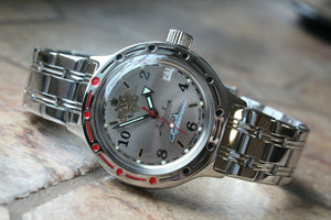Russian Mechanical Automatic Wrist Watch VOSTOK AMPHIBIAN DIVER 420392